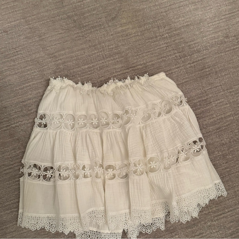 White Lace Skirt